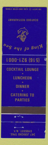 Matchbook Cover - King of the Sea Restaurant Syosset NY