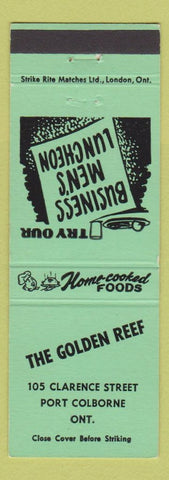Matchbook Cover - Golden Reef Port Colborne ON