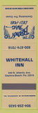 Matchbook Cover - Whitehall Inn Daytona Beach FL Brown Bag Deli