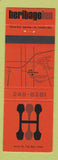 Matchbook Cover - Heritage Inn Toronto ON