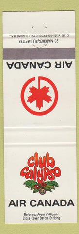 Matchbook Cover - Club Calypso Air Canada airline #1