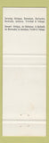 Matchbook Cover - Club Calypso Air Canada airline #1
