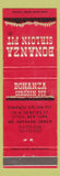 Matchbook Cover - Bonanza Sirloin Pit Utica NY