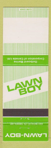 Matchbook Cover - Lawn Boy Lawn Mower Outboard Marine Canada