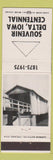 Matchbook Cover - Delta IA Centennial 1975