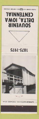 Matchbook Cover - Delta IA Centennial 1975