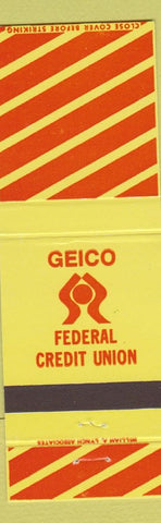 Matchbook Cover - Geico Credit Union