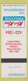 Matchbook Cover - Kwik Kopy Printing Halifax NS