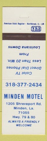 Matchbook Cover - Minden Motel LA