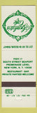 Matchbook Cover - Lgarlato's Restaurant New York City