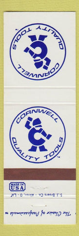 Matchbook Cover - Cornwell Quality Tools