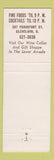 Matchbook Cover - Pewter Mug Cleveland OH