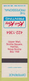 Matchbook Cover - Kwik Kopy Printing Halifax NS