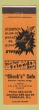 Matchbook Cover - Chuck's Cafe Vandalia IL