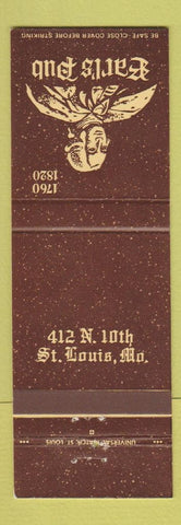 Matchbook Cover - Earl's Pub ST Louis MO