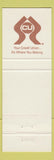 Matchbook Cover - Allis Chalmers Tractors Credit Union West Allis WI