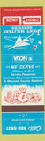 Matchbook Cover - Joint Military Service Credit Union Monroe MI