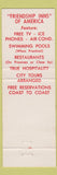 Matchbook Cover - Sands Motel San Luis Obispo CA