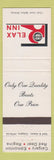 Matchbook Cover - Relax Inn Calgary Edmonton Red Deer Regina