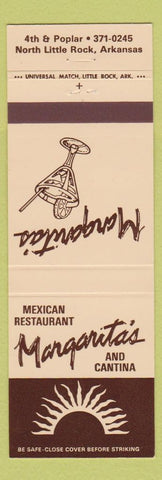 Matchbook Cover - Margarita's Mexican Restaurant North Little Rock AR