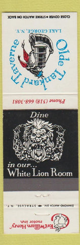 Matchbook Cover - Olde Tankard Taverne Lake George NY Lion Room