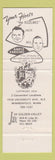 Matchbook Cover - Jax Cafe Steaks Minneapolis MN
