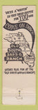 Matchbook Cover - Old South BBQ Ranch Clewiston FL