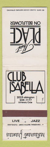 Matchbook Cover - That Place Club Isabella Cleveland OH