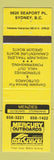 Matchbook Cover - Mercury Outboard Motors Sydney BC Mercruiser