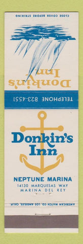 Matchbook Cover - Donkin's Inn Marina Del Rey CA