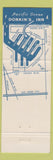 Matchbook Cover - Donkin's Inn Marina Del Rey CA