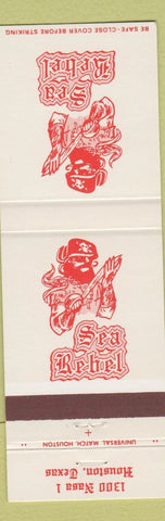 Matchbook Cover - Sea Rebel Houston TX