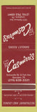 Matchbook Cover - Casmirris Langhorne Bensalem PA