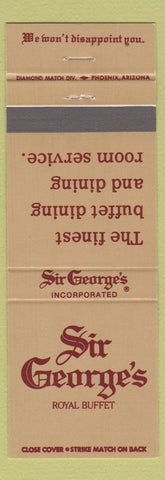Matchbook Cover - Sir George's Royal Buffet