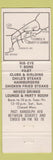 Matchbook Cover - Rusty and Loretta Steak House Schertz TX green