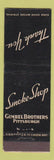 Matchbook Cover - Smoke Shop Gimbel Bros Pittsburgh PA