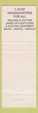 Matchbook Cover - Meco Welding Cutting Equipment Acetylene Gas Alton IL