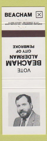 Matchbook Cover - Beacham Alderman Pembroke ON