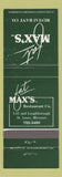 Matchbook Cover - Fat Max's Restaurant St Louis MO