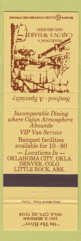 Matchbook Cover - Anderson's Cajun Wharf Oklahoma City OK