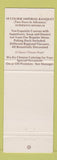 Matchbook Cover - August Moon Chinese Restaurant Dallas TX