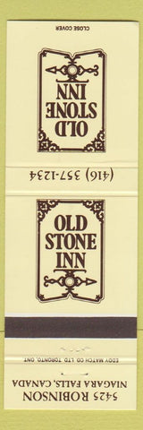 Matchbook Cover - Old Stone Inn Niagara Falls ON