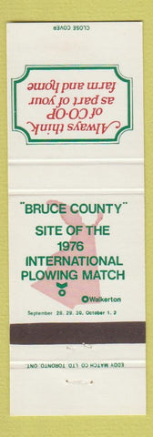 Matchbook Cover - COOP Farming 1976 Plowing Match Canada