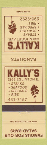 Matchbook Cover - Kally's Restaurant