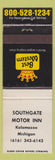 Matchbook Cover - Southgate Motor Inn Kalamazoo MI WEAR