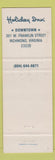 Matchbook Cover - Holiday Inn Richmond VA