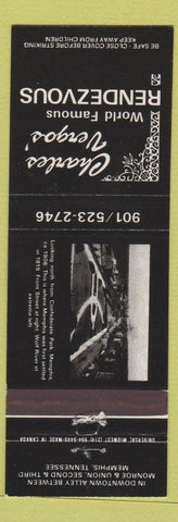 Matchbook Cover - Charles Vergos' Rendezvous Memphis TN Confederate Park #1