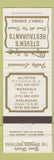 Matchbook Cover - Steven's Restaurants Alliston Markdale Shelburne ON