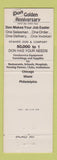 Matchbook Cover - Edward Don Food Service Chicago Miami Philadelphia