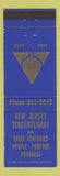 Matchbook Cover - New Jersey Tercentenary NJ 1964